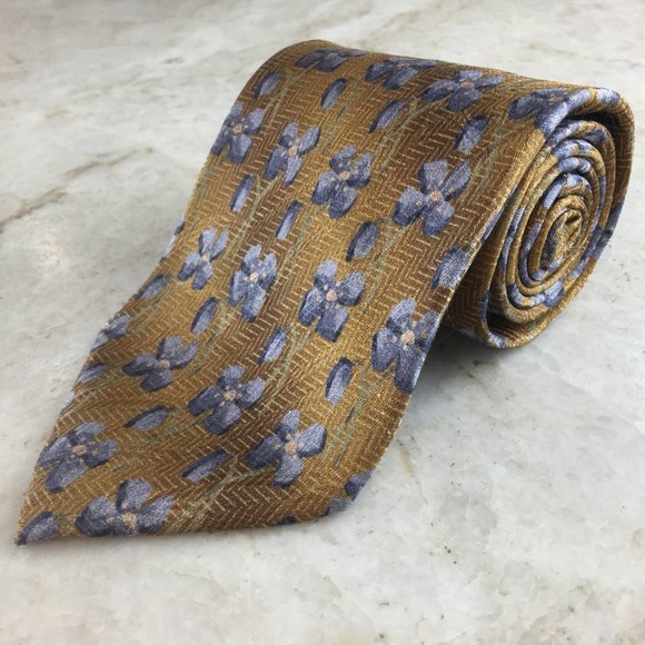 VILLA BOLGHERI Italian SILK TIE - Picture 10 of 11
